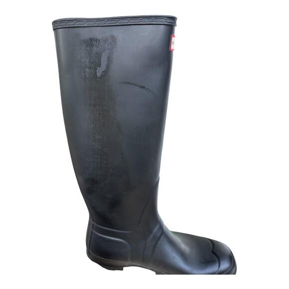 Hunter Original Tall Knee High Black Rain Boot Women size 10 - Picture 8 of 12